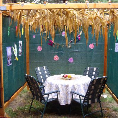 Drinks & Fruit Mid-Meal on Sukkot