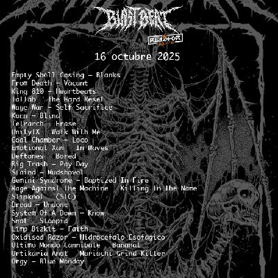 321 Blast Beat 105 - 16 octubre 2025