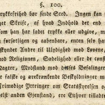 121: Ytringsfrihet i Norge