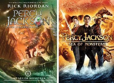 The Sea of Monsters, by Rick Riordan, Part One (2006 book/2013 movie)