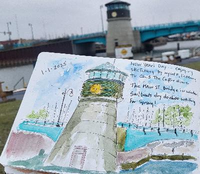 Home insurance rising, Oneida Reads, Urban sketching Home insurance rising, Oneida Reads, Urban sketching