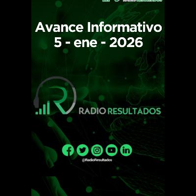 Avance informativo Lunes 5 de enero 2026