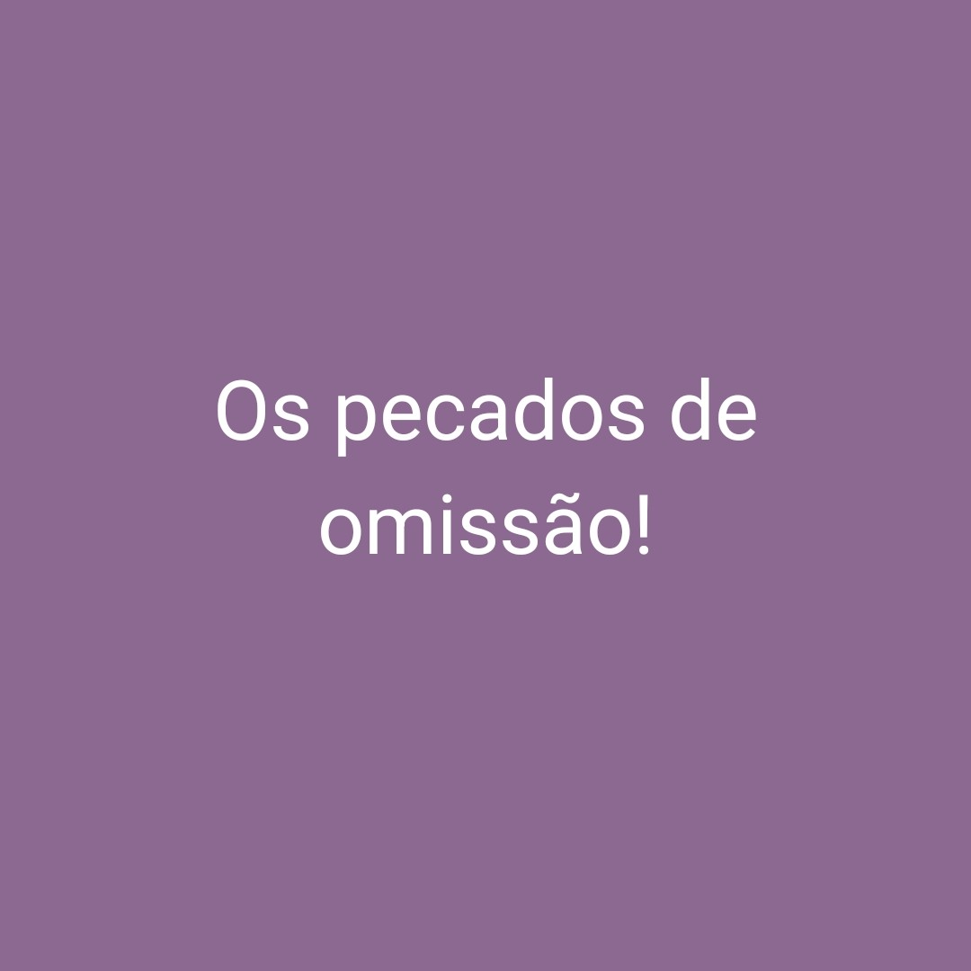 Os pecados de omissão episode artwork