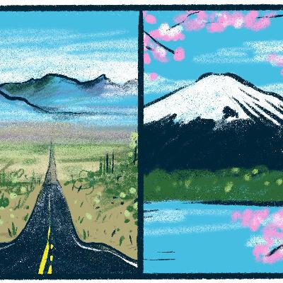 Death Valley vs. Mount Fuji