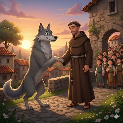 #07 - Francisco e o Lobo de Gubbio #07 - Francisco e o Lobo de Gubbio