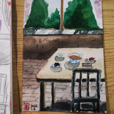 上海记忆--一碗面 by Kate zhu