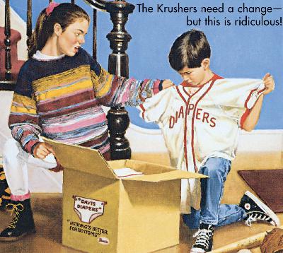 Kristy and the Dirty Diapers: “Nothing’s Better for Bottoms”