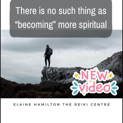 There is no such thing as "becoming" more spiritual