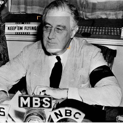 S8 Ep275: PREVIEW FOR LATER TONIGHT: FDR'S NATIONAL EMERGENCY AND THE SHIFT TO A WARTIME FOOTING Colleague H.W. Brands. The segment examines Franklin Roosevelt's May 1941 declaration of a national emergency, which halted daily activities like baseball and movies as