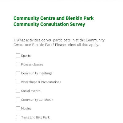 Quadra Recreational Society seeks public input on Community Centre and New Pavilion Quadra Recreational Society seeks public input on Community Centre and New Pavilion
