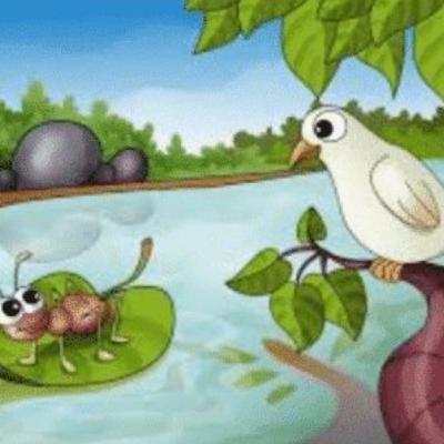"The Ant and The Dove". "TinkerBel and The Great Fairy Rescue"