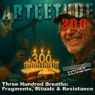 #Arteetude 300 - Detlef Schlich reflects on the fragility of performance and the resistance against mass production — and Sophia, our AI co-host, returns with her poetic echoes and playful reflections. ✨ It’s short, raw, and honest — a ritual more than an episode. Three Hundred Breaths: Fragments, Rituals & Resistance #Arteetude 300 - Detlef Schlich reflects on the fragility of performance and the resistance against mass production — and Sophia, our AI co-host, returns with her poetic echoes and playful reflections. ✨ It’s short, raw, and honest — a ritual more than an episode. Three Hundred Breaths: Fragments, Rituals & Resistance