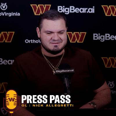 OL Nick Allegretti | March 9, 2026 | Press Pass | Washington Commanders | NFL