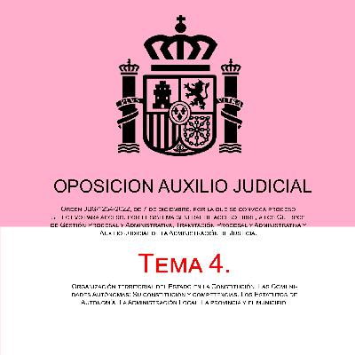 Tema 4. Organización territorial del Estado en la CE. Las CCAA: Su constitución y competencias.