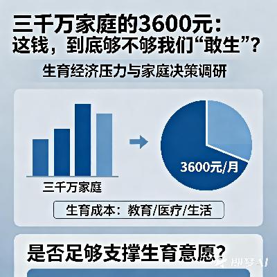 3000+万家庭的生育成本