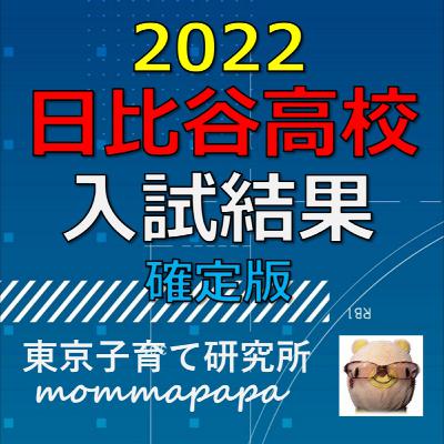 2022日比谷入試結果【確定版】