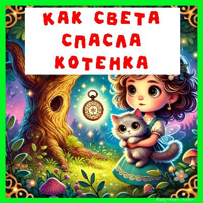Как Света спасла котенка