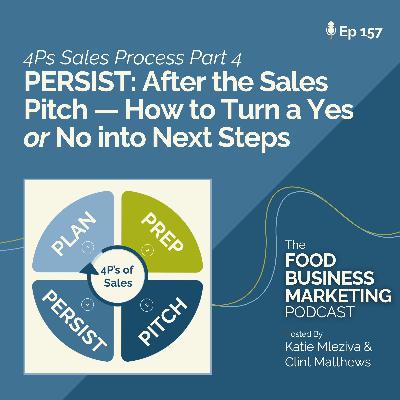 157. PERSIST: After the Sales Pitch...How to Turn a Yes or No into Next Steps (4Ps Sales Process Step 5 of 5) 157. PERSIST: After the Sales Pitch...How to Turn a Yes or No into Next Steps (4Ps Sales Process Step 5 of 5)