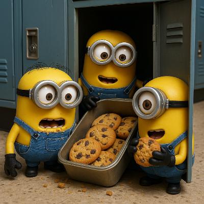 המיניונים ביומם הראשון בבית הספר🏫