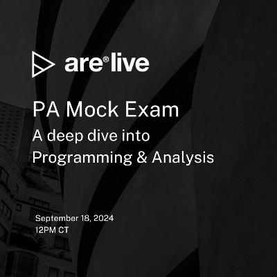 ARE Live: Programming & Analysis Mock Exam | ARE 5.0 PA Exam 2024