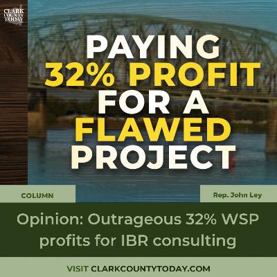 Opinion: Outrageous 32% WSP profits for IBR consulting Opinion: Outrageous 32% WSP profits for IBR consulting