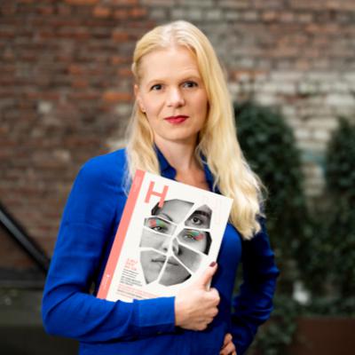 Marte Spurkland, editor of "H", the magazine of the Norwegian Humanist Association