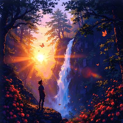 The Woodland Waterfall of Peace | Scottish Accent Sleep Story for Grown Ups (Soft ASMR)