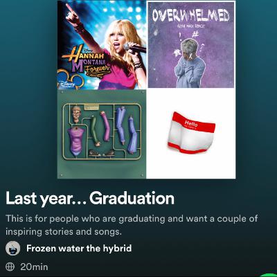 400 Plays and a playlist that I made.