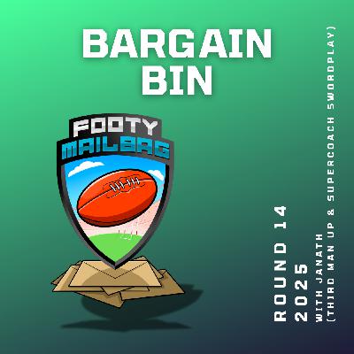 Bargain Bin (Round 14 with Janath from Third Man Up & SuperCoach Swordplay)