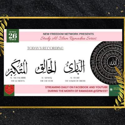 Day 4 Al-Mutakabbir- The Guardian, Al-Khaliq- The Creator, & Al-Baari- The Maker of Order Day 4 Al-Mutakabbir- The Guardian, Al-Khaliq- The Creator, & Al-Baari- The Maker of Order