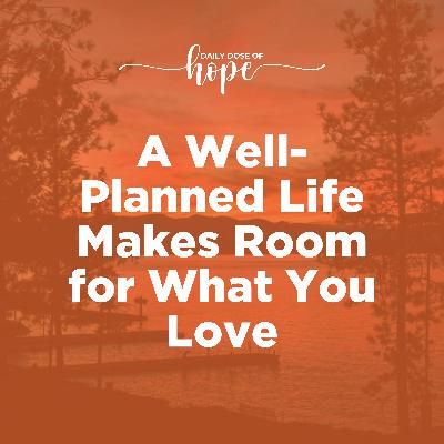 A Well-Planned Life Makes Room for What You Love EP 254
