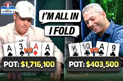 Super High Roller Cash Game 5-Bet Jam for $1,700,000 Ends in Disaster Super High Roller Cash Game 5-Bet Jam for $1,700,000 Ends in Disaster