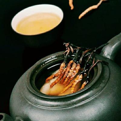 Duck Soup Double Boiled with Cordyceps Duck Soup Double Boiled with Cordyceps