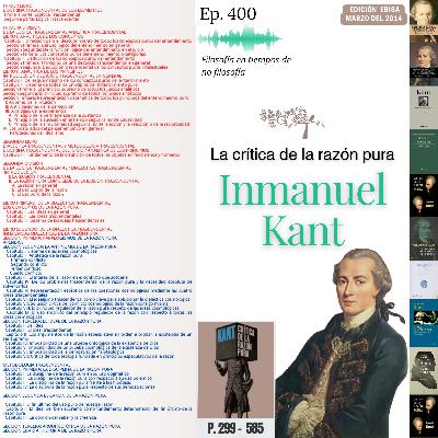 #400 LA CRÍTICA DE LA RAZÓN PURA #Día30 | LIBRO II: LECCIÓN PRIMERA: PARALOGISMOS DE LA RAZÓN PURA | 2° Parte HASTA FINALIZAR EL LIBRO #400 LA CRÍTICA DE LA RAZÓN PURA #Día30 | LIBRO II: LECCIÓN PRIMERA: PARALOGISMOS DE LA RAZÓN PURA | 2° Parte HASTA FINALIZAR EL LIBRO