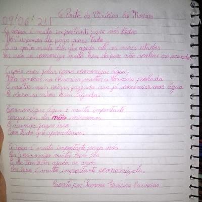 Poema título:A Porta de Vinícius de Morais.Tema: Economizar água