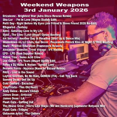 Episode 64: Weekend Weapons 3rd Jan 2026