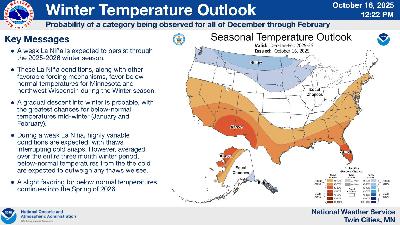 Patterns favor colder, snowier winter for Minnesota