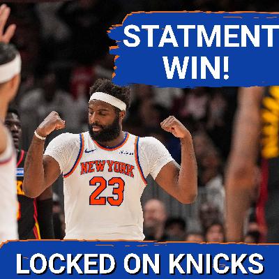 STATEMENT: Mitchell Robinson And Karl-Anthony Towns BULLY The NBA's Hottest Team