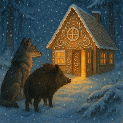 Hansel e Gretel - La Storia di Lupo e Cinghialessa nei Boschi Innevati di Berna [storia 1 - parte 1]