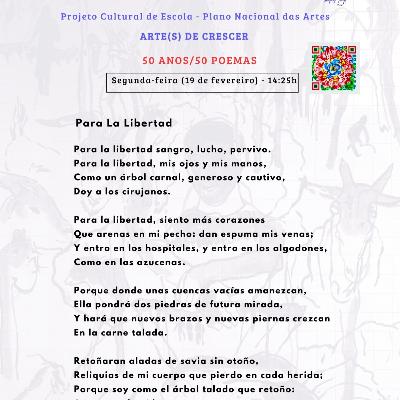 "Para la libertad", de Miguel Hernández (1938) | '50 anos, 50 poemas' [9.º B]