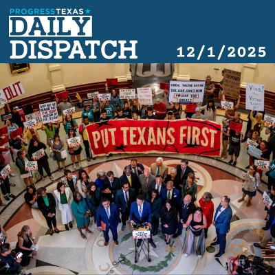 Daily Dispatch 12/1/25: GOP Texas Gerrymander Likely To Stand, But Unlikely To Benefit Trump - And More
