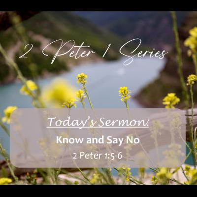 Know and Say No | 2 Peter 1 Series