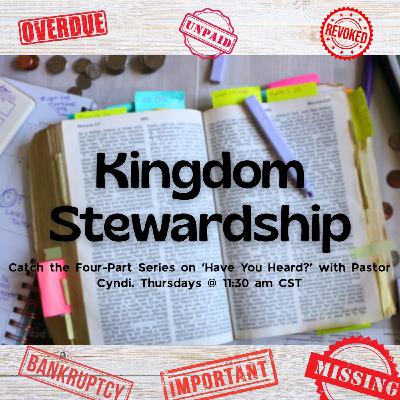 Kingdom Finances Part 4: Meditate on Gods Provision