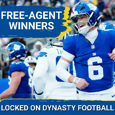DYNASTY WINNERS: Jaxson Dart is SET to Explode After Free Agency Moves | BIGGEST Fantasy Risers!