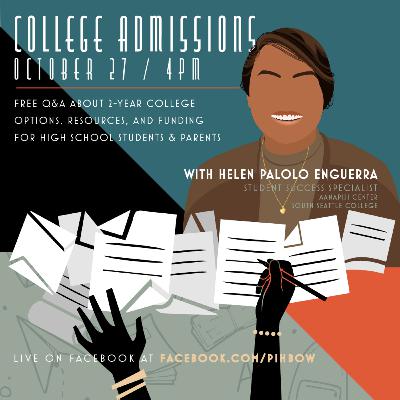 College Admissions: Q&A with Helen Enguerra about 2-year college options, resources, and funding for Parents and Students. College Admissions: Q&A with Helen Enguerra about 2-year college options, resources, and funding for Parents and Students.