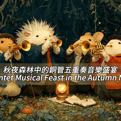 秋夜森林中的銅管五重奏音樂盛宴 Brass Quintet Music Feast in the Autumn Night Forest #workmusic #銅管五重奏 #音樂盛宴