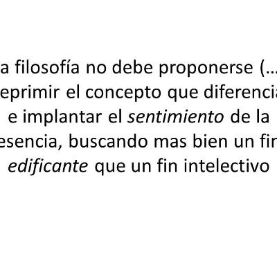 ¿La filosofía puede ser edificante? ¡Hegel se equivoco¡
