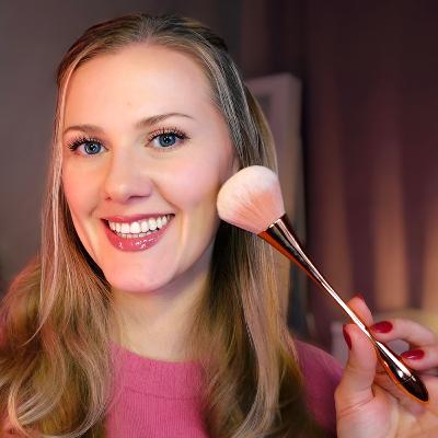 ASMR Makeup & Headphone Sound Journey ✨ Whispering, Atmospheric, Comforting