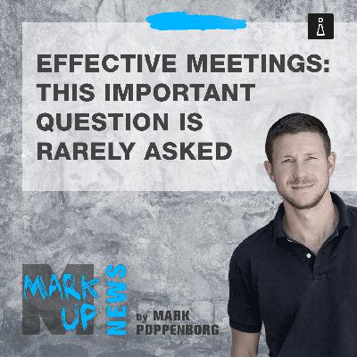 Effective Meetings: This important question is rarely asked