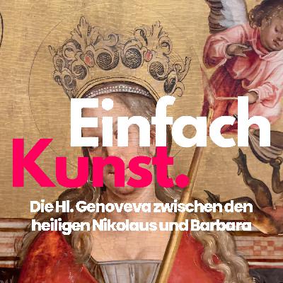 Die Hl. Genoveva zwischen den heiligen Nikolaus und Barbara